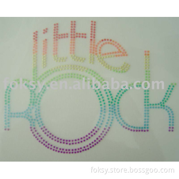 garment hot fix motif